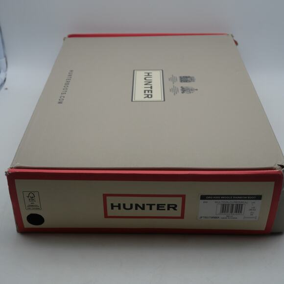 NEW HUNTER Original Wiggle Rainbow Boots Kids Tall Rain Yellow Wellies UK 1 - Picture 10 of 12